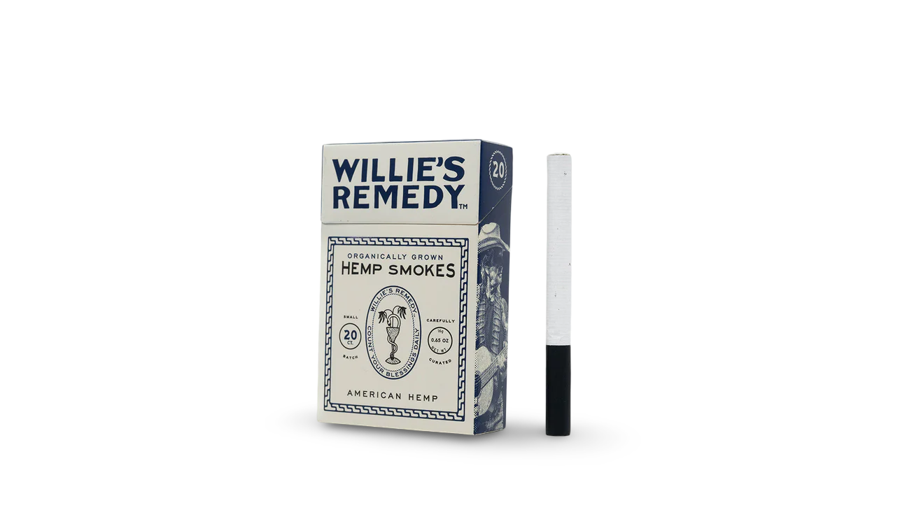 Willie’s Remedy x Coast Hemp Smokes
$15.00

Elevate your smoking experience with Willie’s Remedy hemp smokes, a unique creation in collaboration with Coast Smokes. These hemp smokes are more than just a treat—they’re a mindful choice for those seeking - Happy House CBD & HEMP STORE