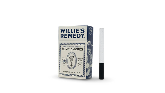 Willie’s Remedy x Coast Hemp Smokes
$15.00

Elevate your smoking experience with Willie’s Remedy hemp smokes, a unique creation in collaboration with Coast Smokes. These hemp smokes are more than just a treat—they’re a mindful choice for those seeking - Happy House CBD & HEMP STORE