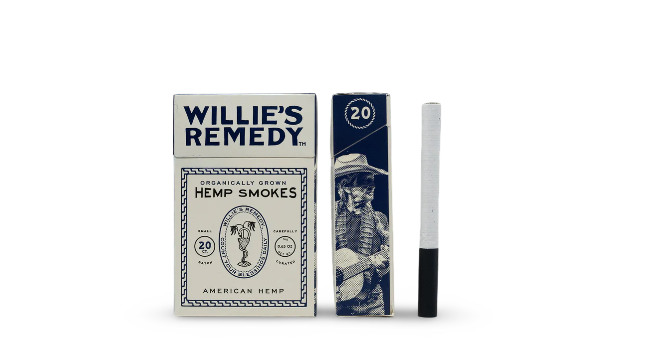 Willie’s Remedy x Coast Hemp Smokes
$15.00

Elevate your smoking experience with Willie’s Remedy hemp smokes, a unique creation in collaboration with Coast Smokes. These hemp smokes are more than just a treat—they’re a mindful choice for those seeking - Happy House CBD & HEMP STORE